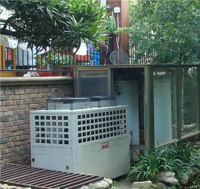 东营私家别墅空气能冷热系统